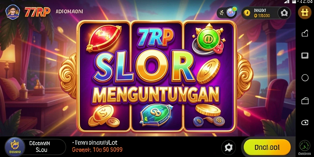Tampilan menarik dari gameplay Slot dalam 77RP.