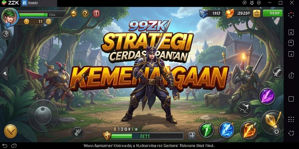 Tampilan gameplay intens di 99ZK saat melawan musuh.