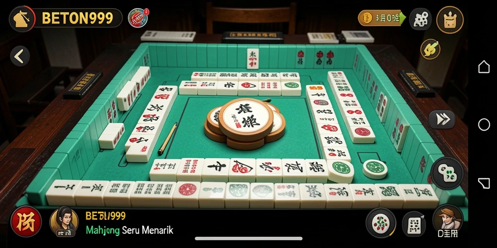 Tampilan gameplay Mahjong yang menarik dan penuh warna dari BETON999.