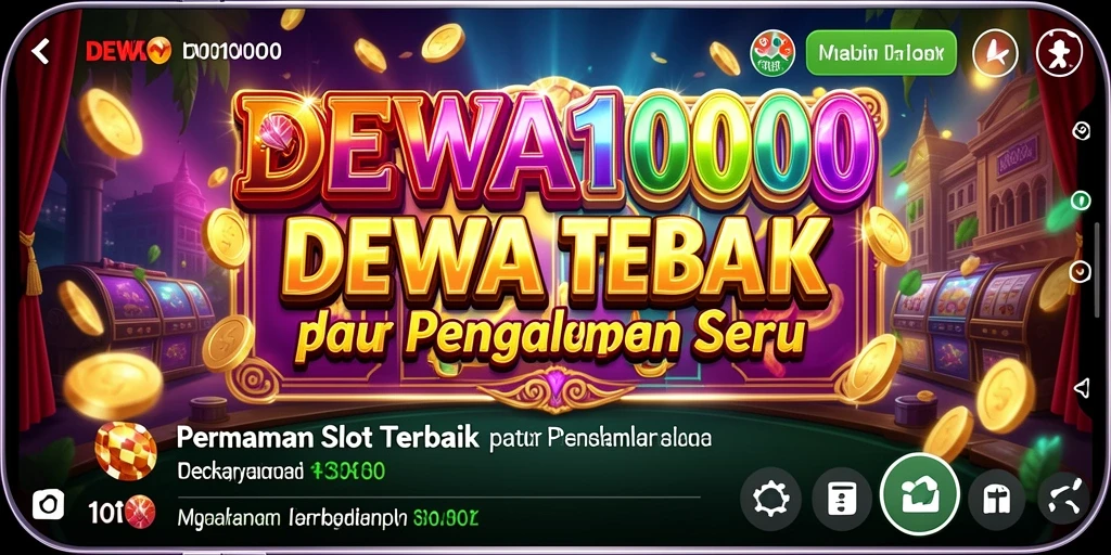 Tampilan gameplay Slot yang menarik dan penuh warna di DEWA1000.