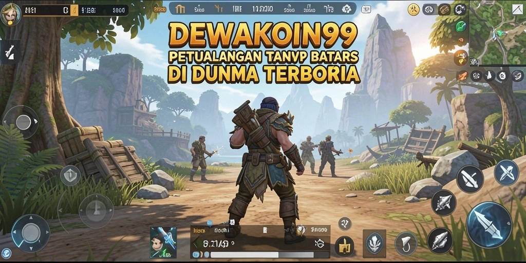 Tangkapan layar DEWAKOIN99 menampilkan petualangan yang mendebarkan di dunia terbuka.