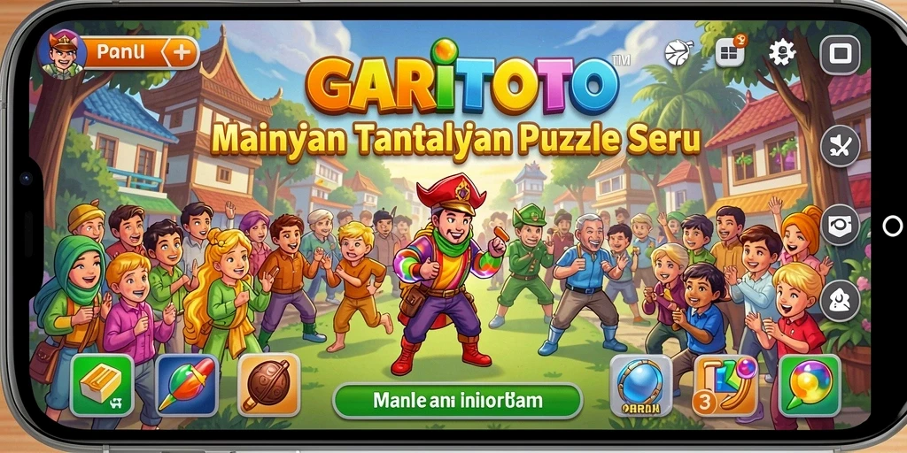 Tampilan gameplay GARITOTO yang menantang dan penuh warna.