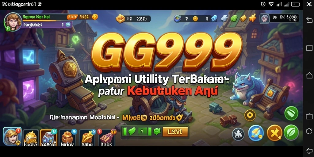 Tampilan antarmuka GG999 yang user-friendly dan responsif.
