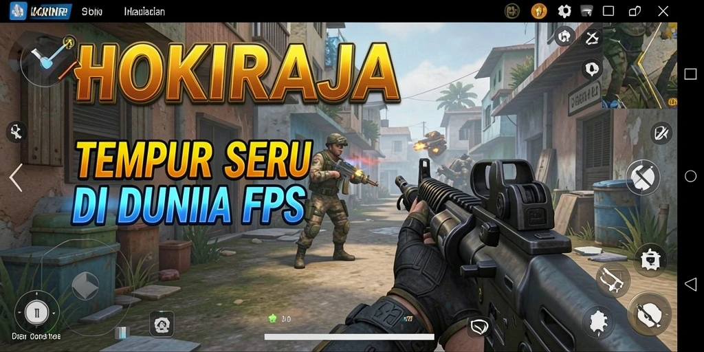 Tampilan menarik dari gameplay intens di HOKIRAJA.