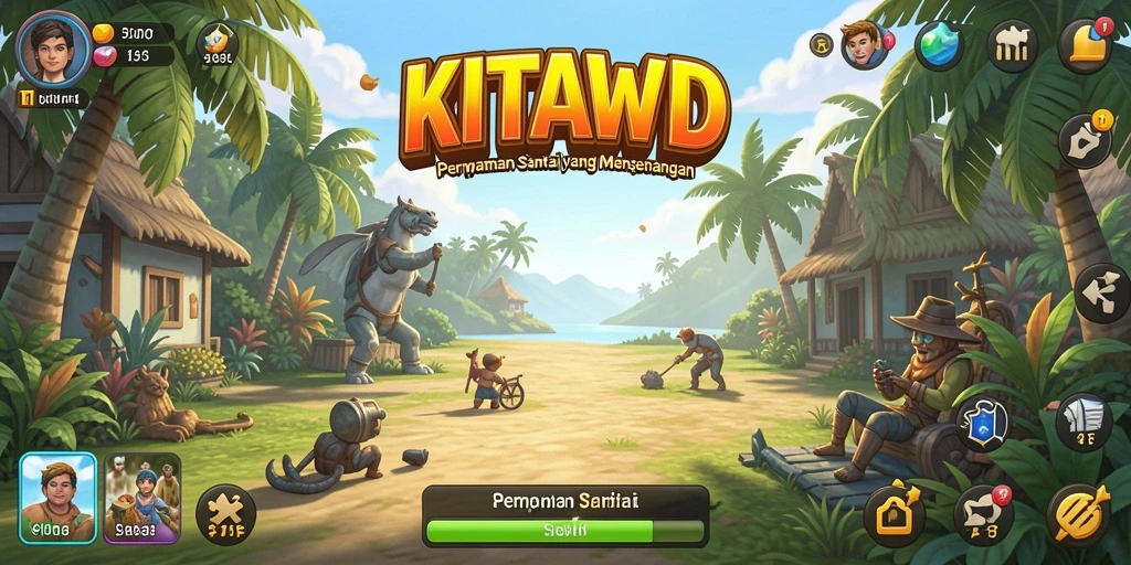 Screenshot gameplay KITAWD yang menarik dan menghibur.