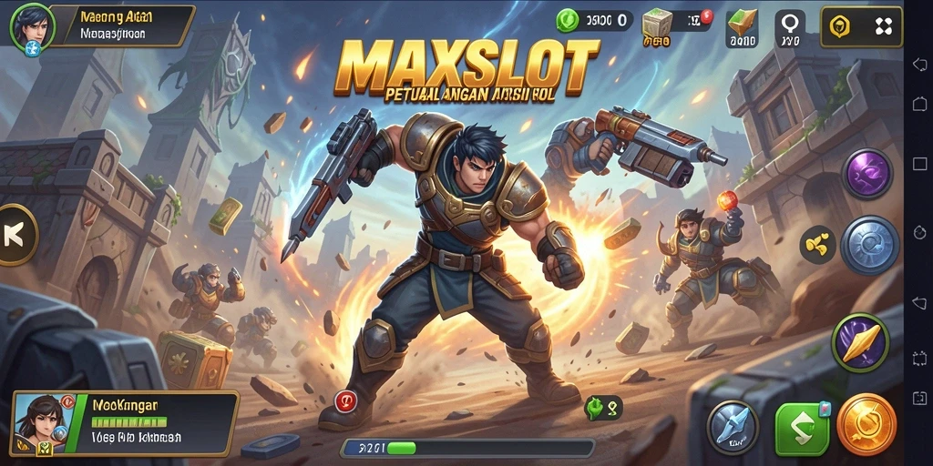 Tampilan menakjubkan dari gameplay ARPG MAXSLOT.