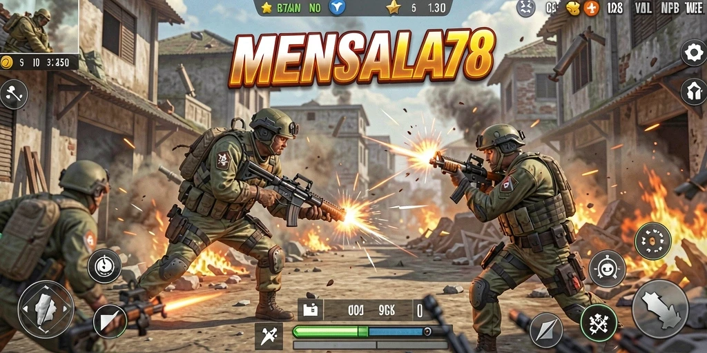 Screenshot MENYALA78 menampilkan pertempuran seru dengan grafis menawan.