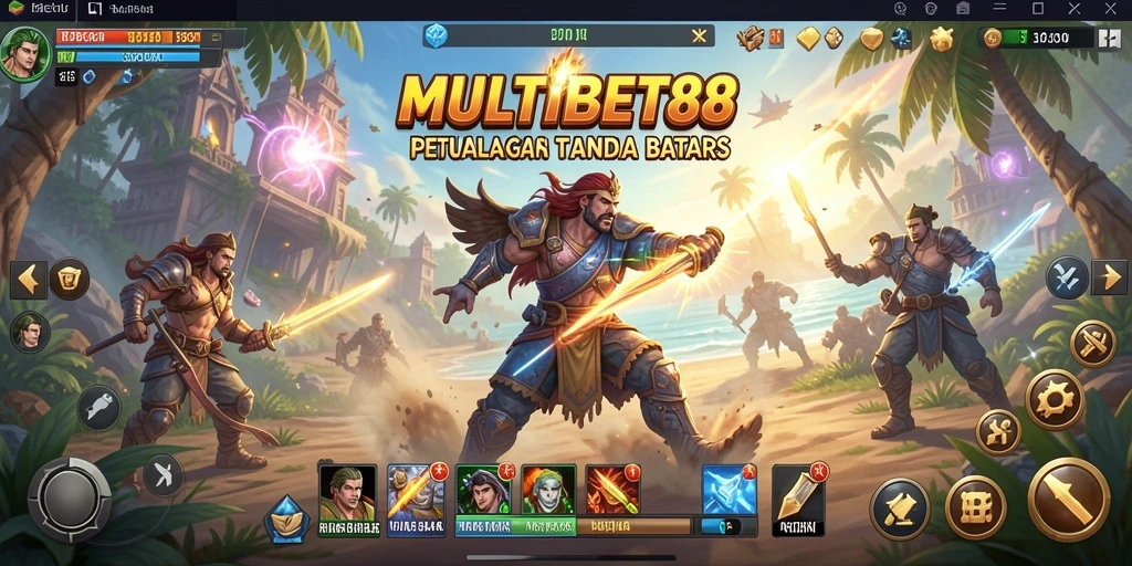 Tangkapan layar gameplay <strong>MULTIBET88</strong> yang menampilkan aksi petualangan yang mendebarkan.