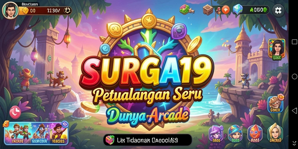 Tampilan gameplay seru dan aksi cepat dalam SURGA19