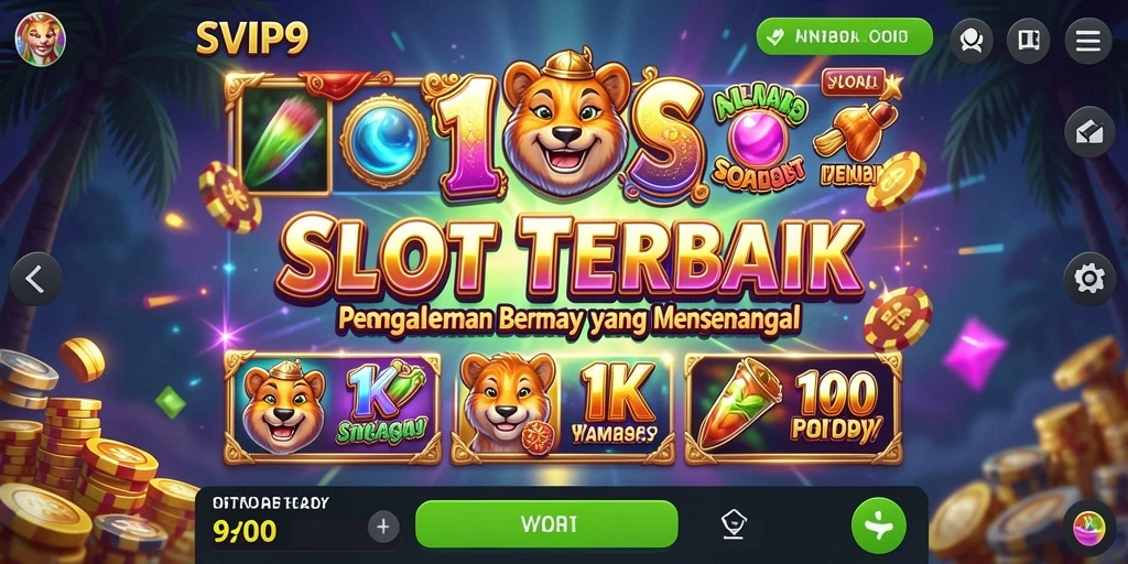 Tampilan permainan Slot SVIP9 yang menawan dan penuh warna.